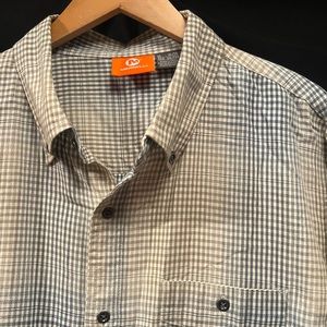 Merrell Green/Tan Check long sleeve | SIZE XL